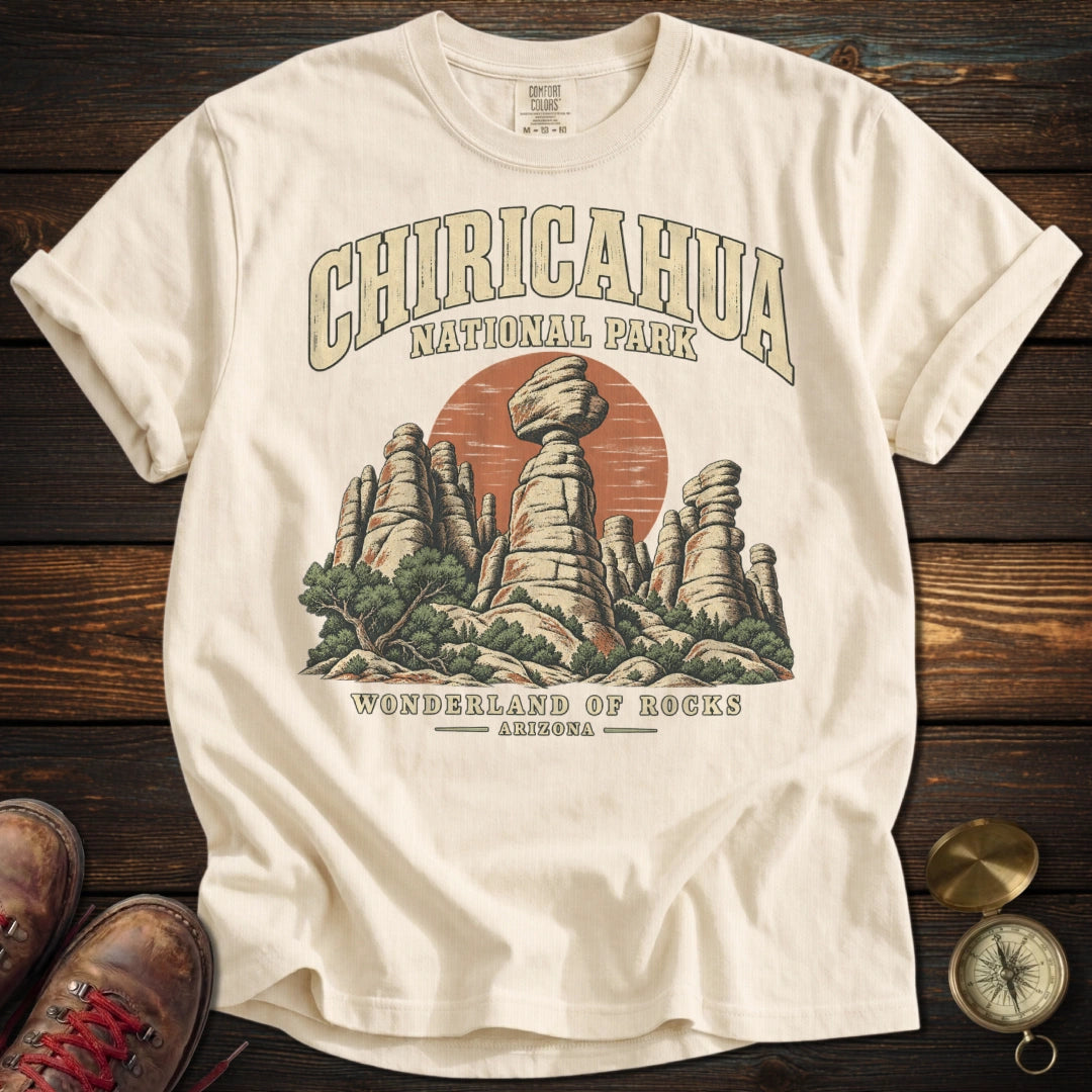 Chiricahua National Park Wonderland of Rocks T-Shirt - Ivory T-Shirt