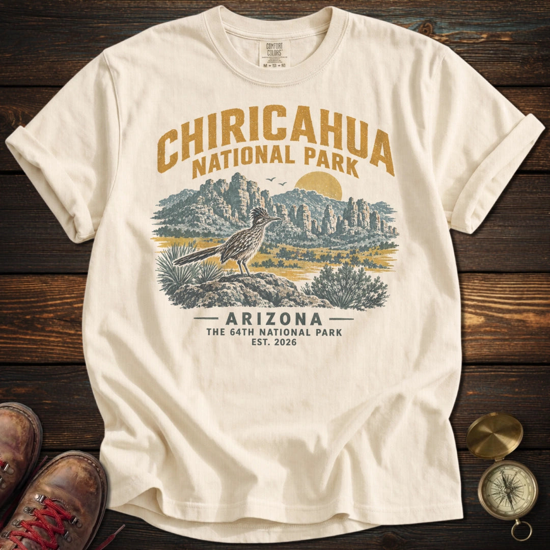 Chiricahua Roadrunner T-Shirt - Ivory T-Shirt