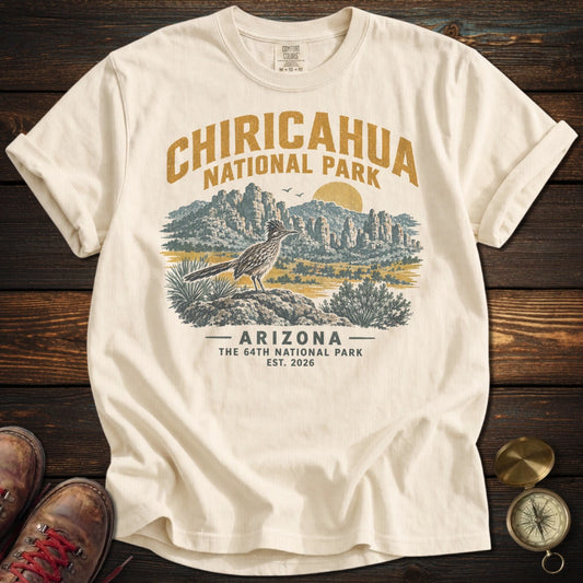 Chiricahua Roadrunner T-Shirt - Ivory T-Shirt