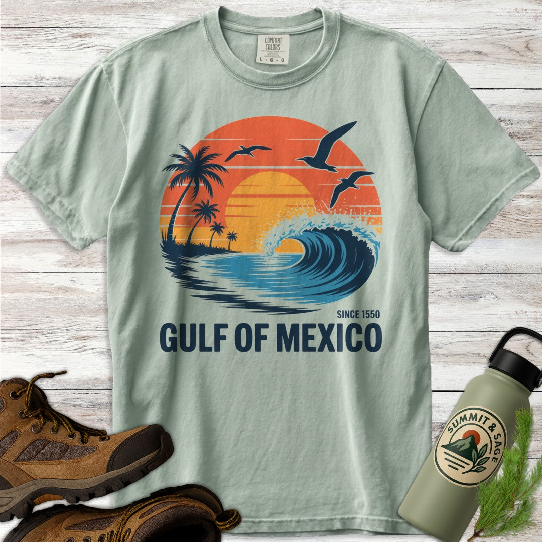 Retro Gulf Coast Sunset T-Shirt