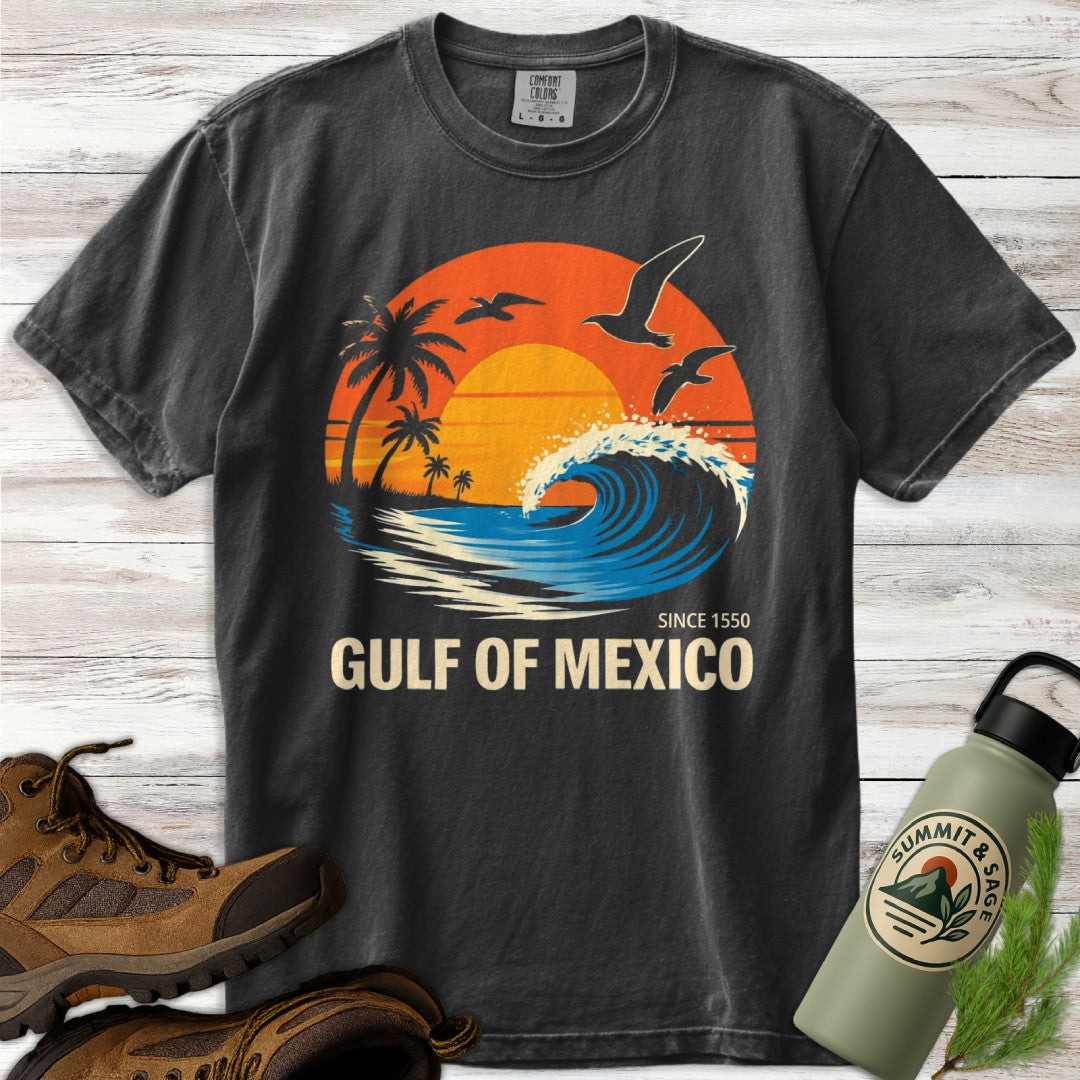 Retro Gulf Coast Sunset T-Shirt