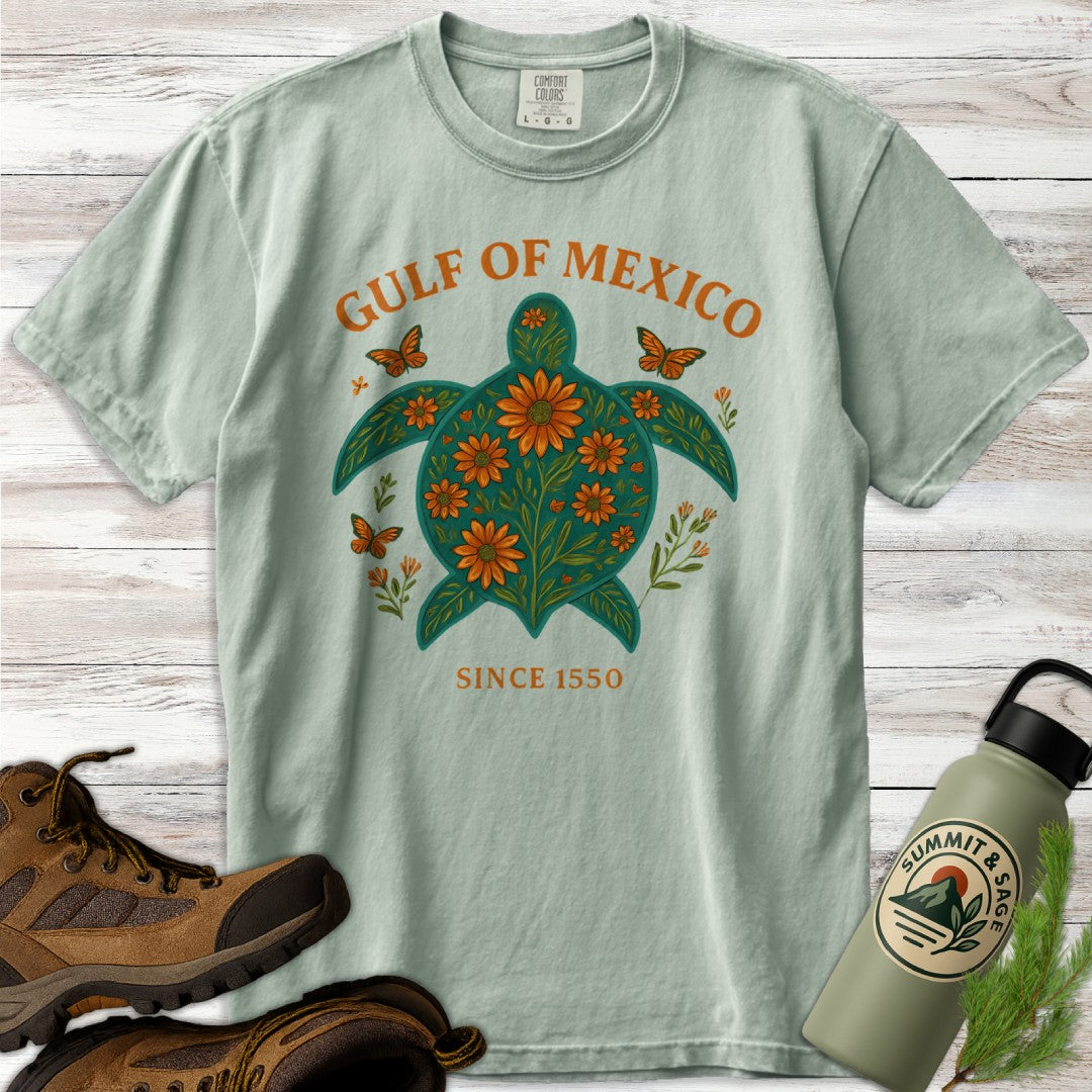 Floral Turtle Gulf T-Shirt
