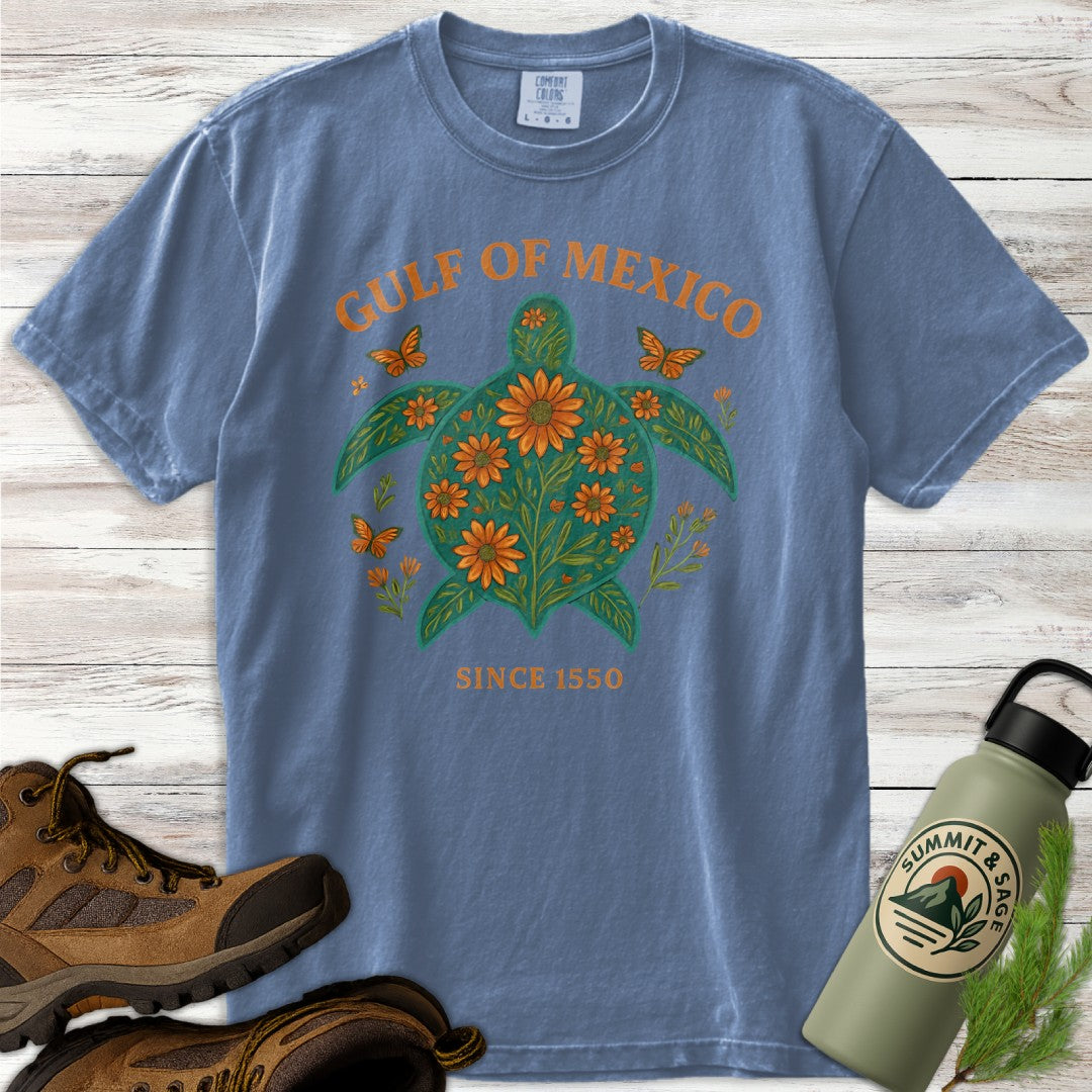 Floral Turtle Gulf T-Shirt