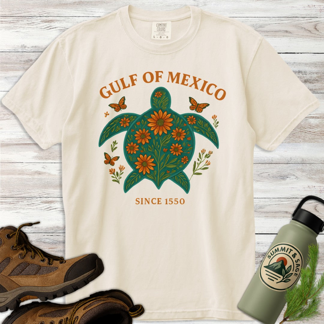 Floral Turtle Gulf T-Shirt