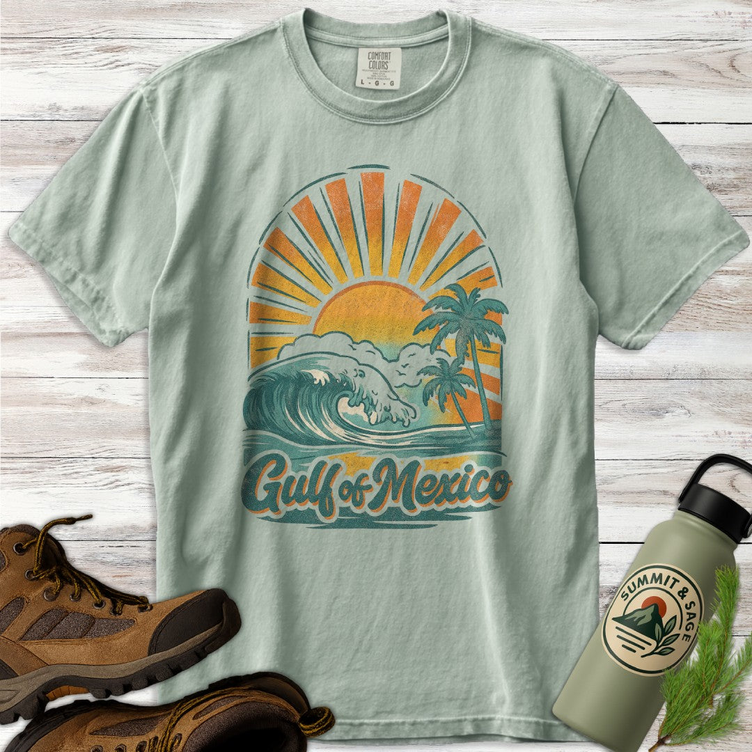 Gulf of Mexico Retro Wave T-Shirt