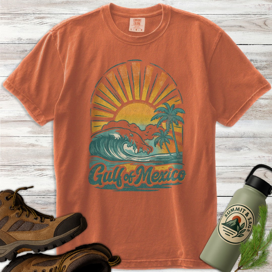 Gulf of Mexico Retro Wave T-Shirt