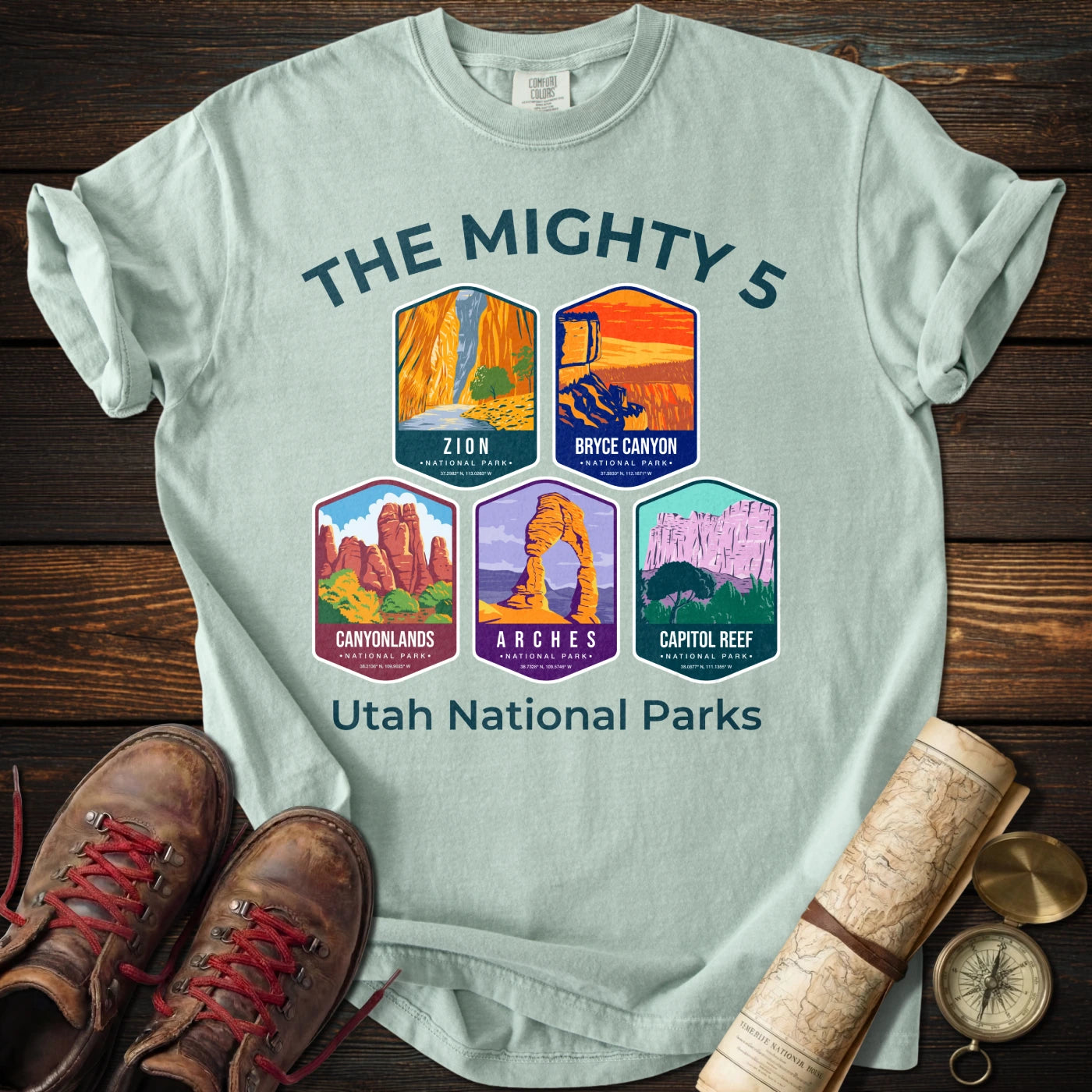 Mighty 5 Vintage WPA T-Shirt