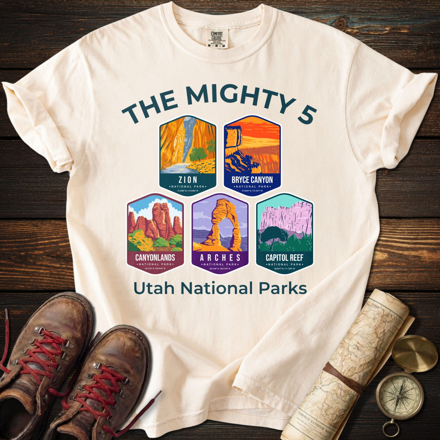 Mighty 5 Vintage WPA T-Shirt