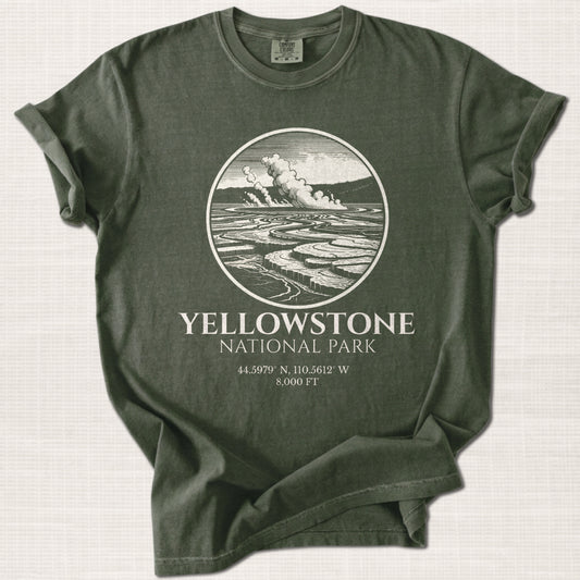 Yellowstone National Park T-Shirt – Expedition Press No. 01