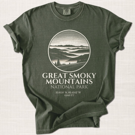 Great Smoky Mountains National Park T-Shirt – Expedition Press No. 06