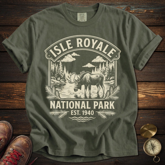 Isle Royale - Moss T-Shirt