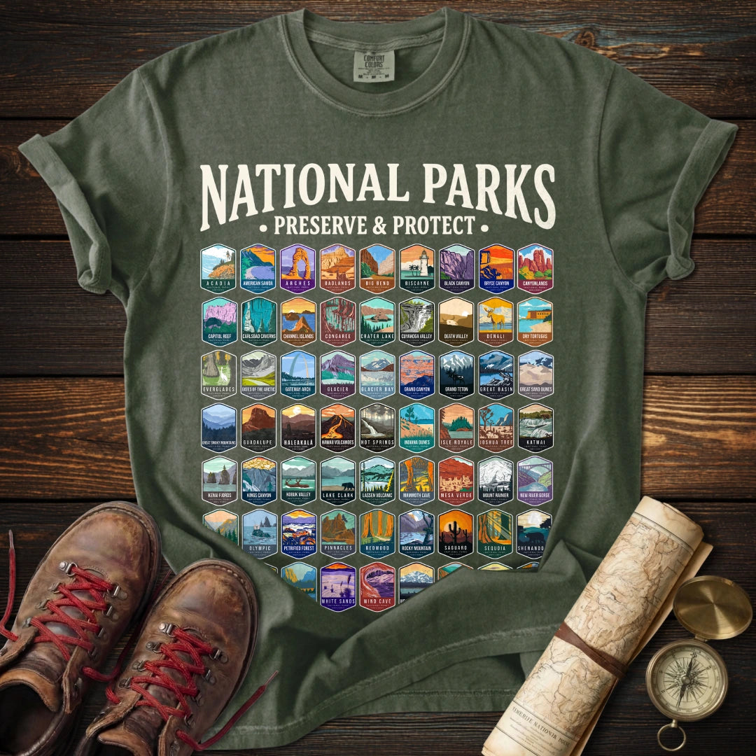 National Parks Preserve Protect T-Shirt