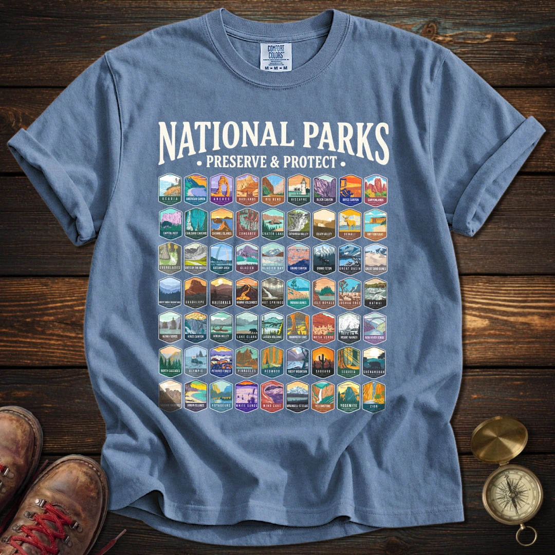 National Parks Preserve Protect T-Shirt