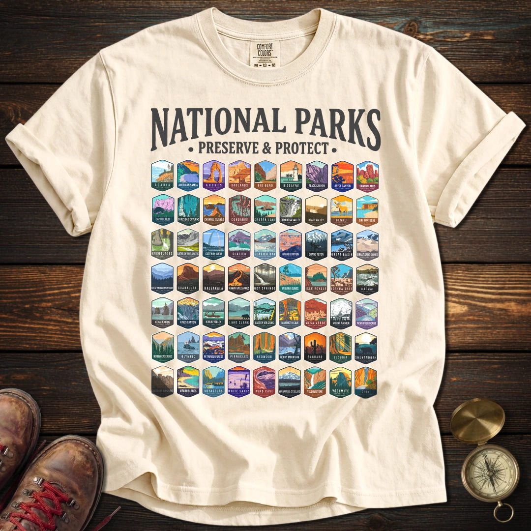 National Parks Preserve Protect T-Shirt