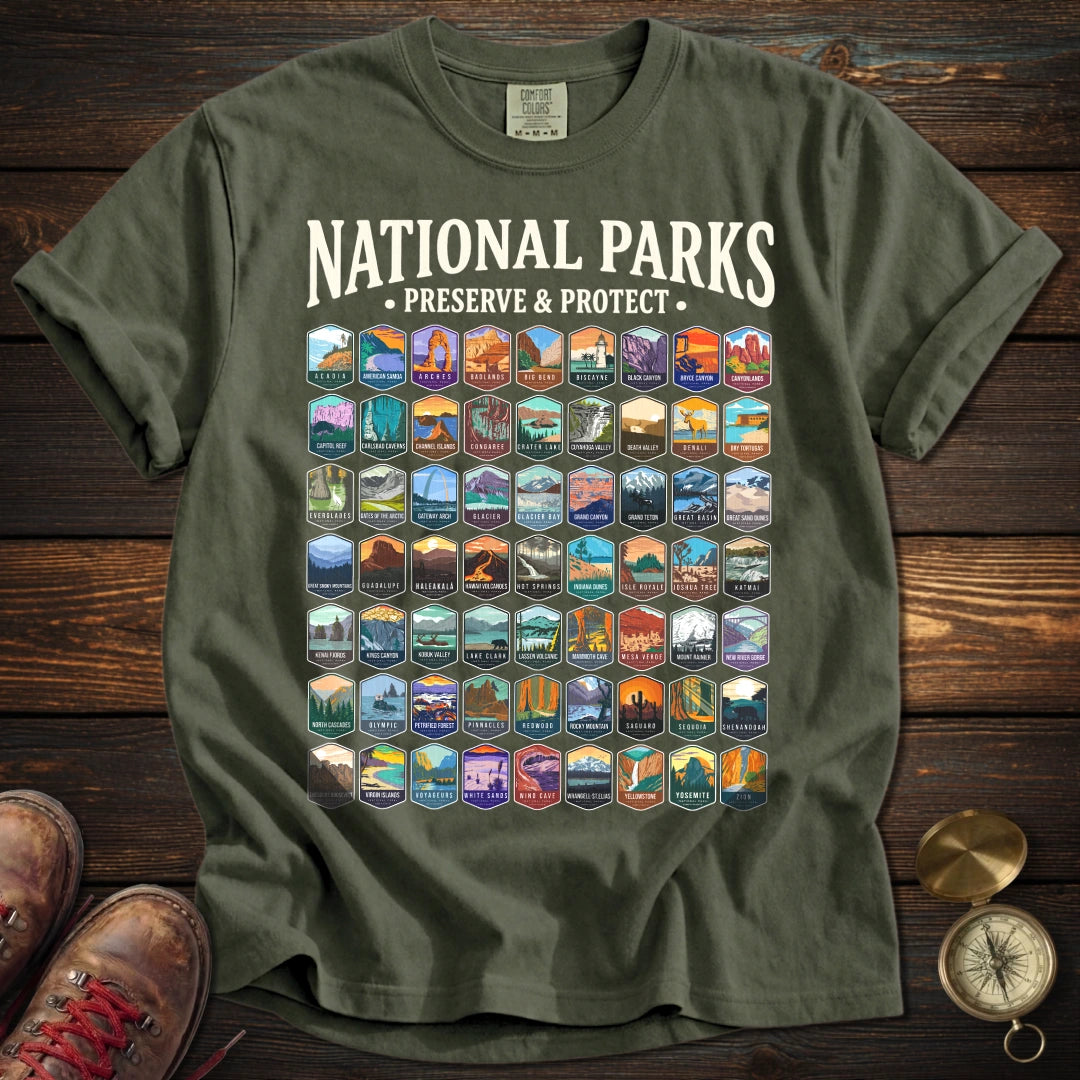 National Parks Preserve Protect T-Shirt