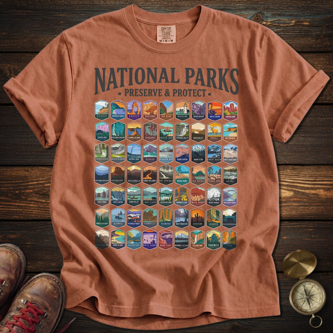National Parks Preserve Protect T-Shirt