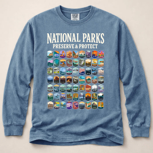 Preserve Protect 63 Park Long Sleeved T-Shirt