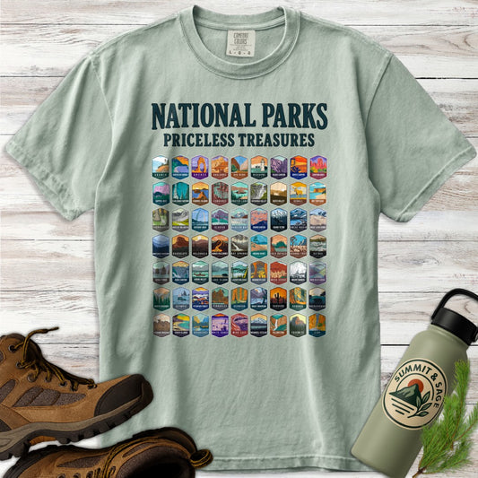 National Parks 63 Priceless Treasures T-Shirt