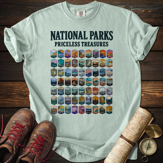 National Parks 63 Priceless Treasures T-Shirt
