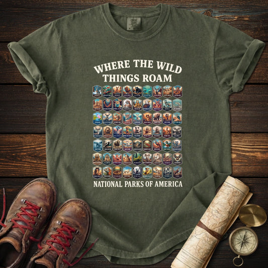 Wildlife 63 National Parks T-Shirt