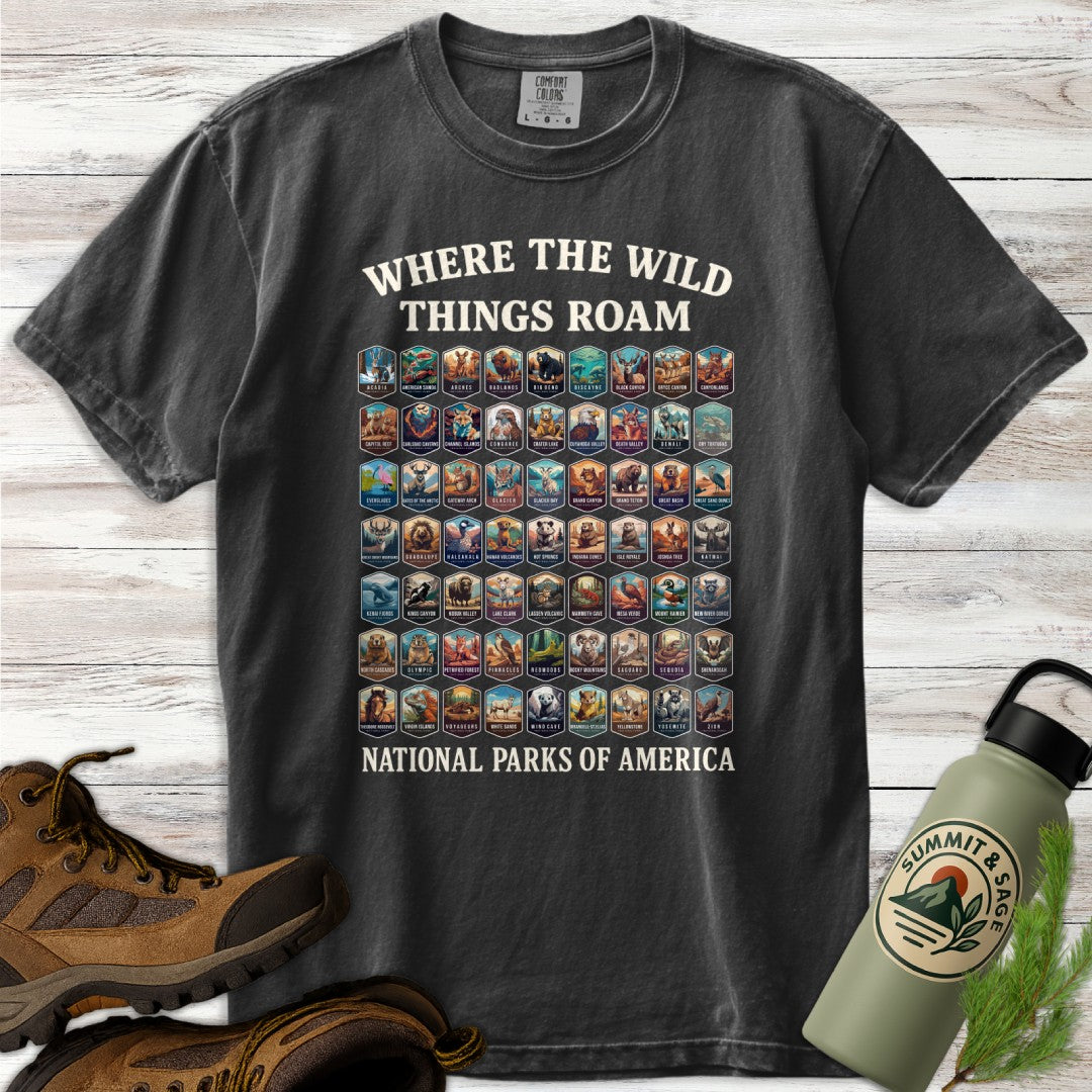 Wildlife 63 National Parks T-Shirt