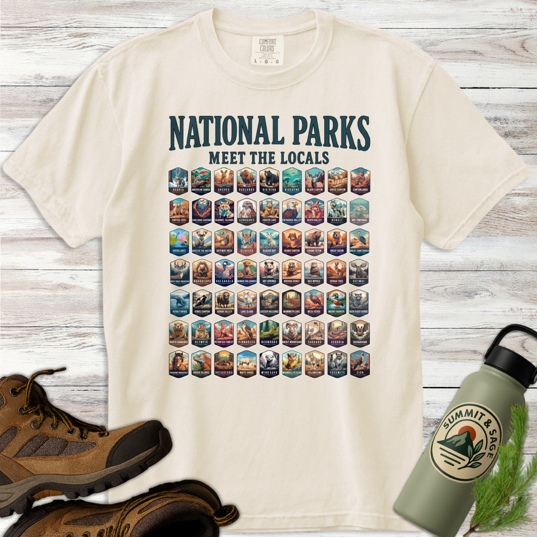 63 National Parks Wildlife T-Shirt