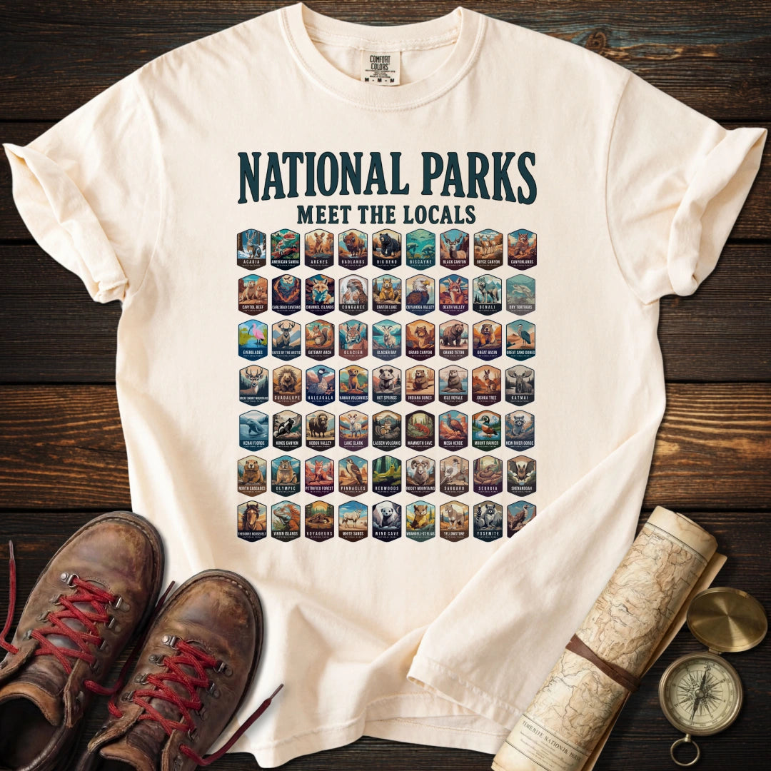 63 National Parks Wildlife T-Shirt