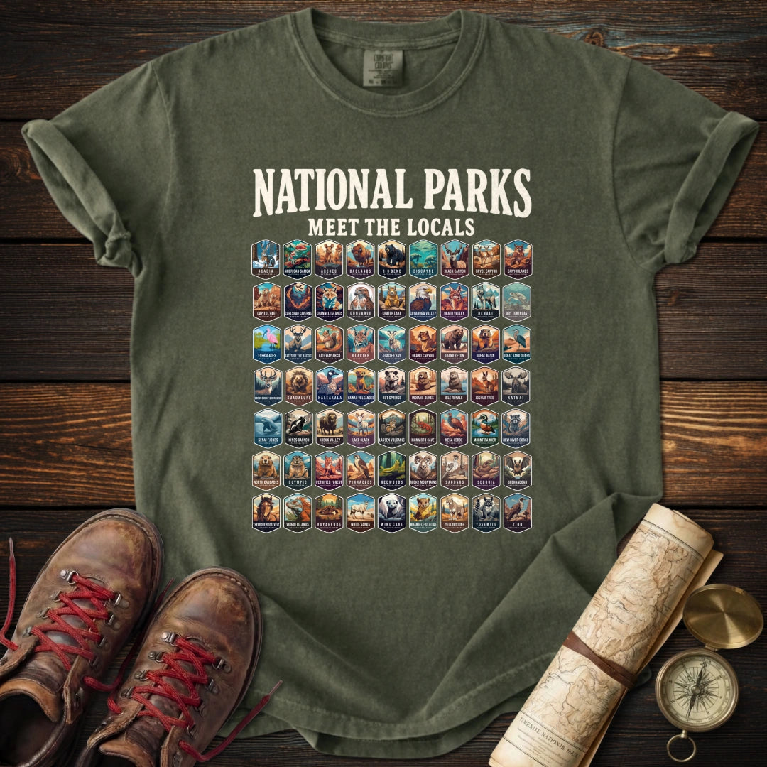 63 National Parks Wildlife T-Shirt