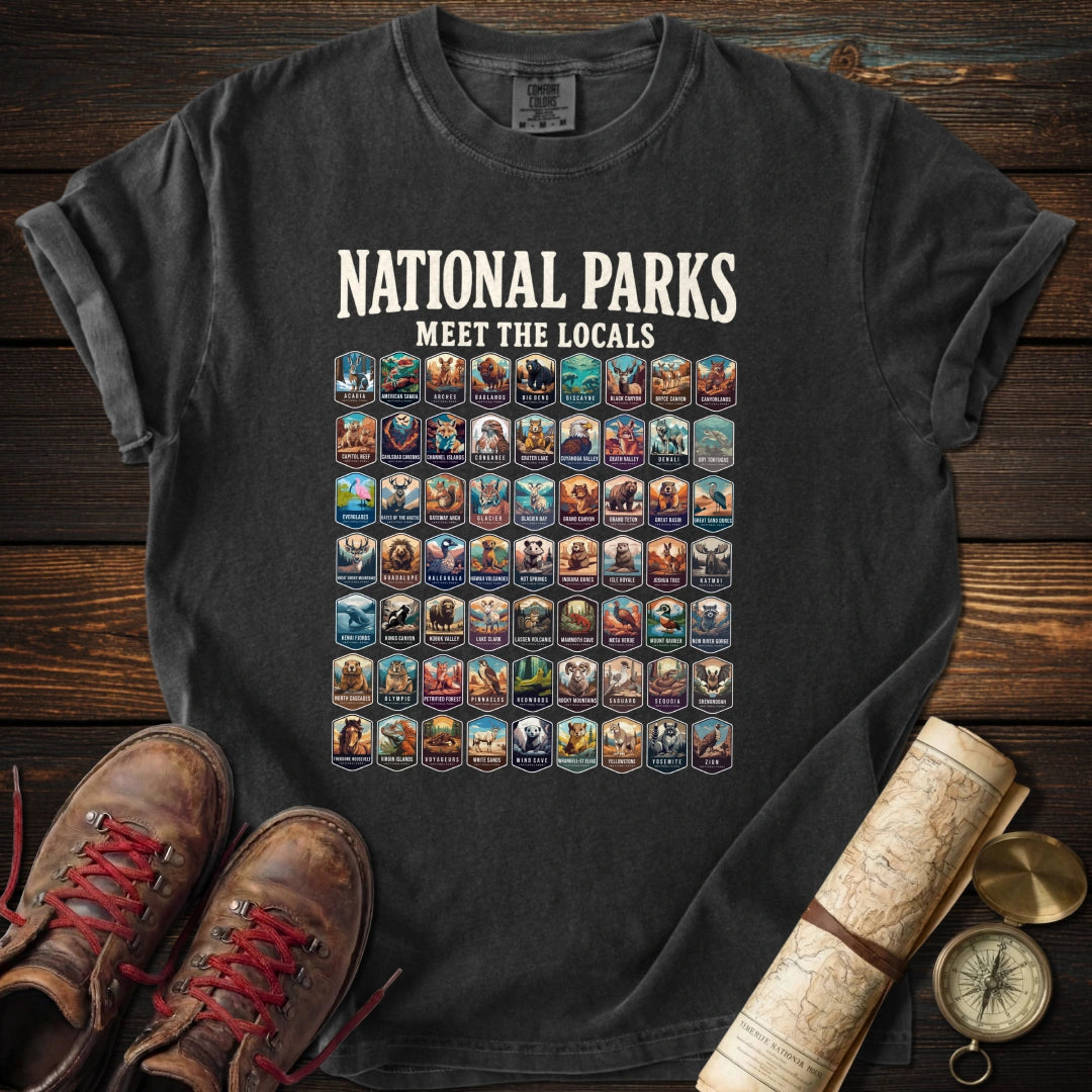 63 National Parks Wildlife T-Shirt