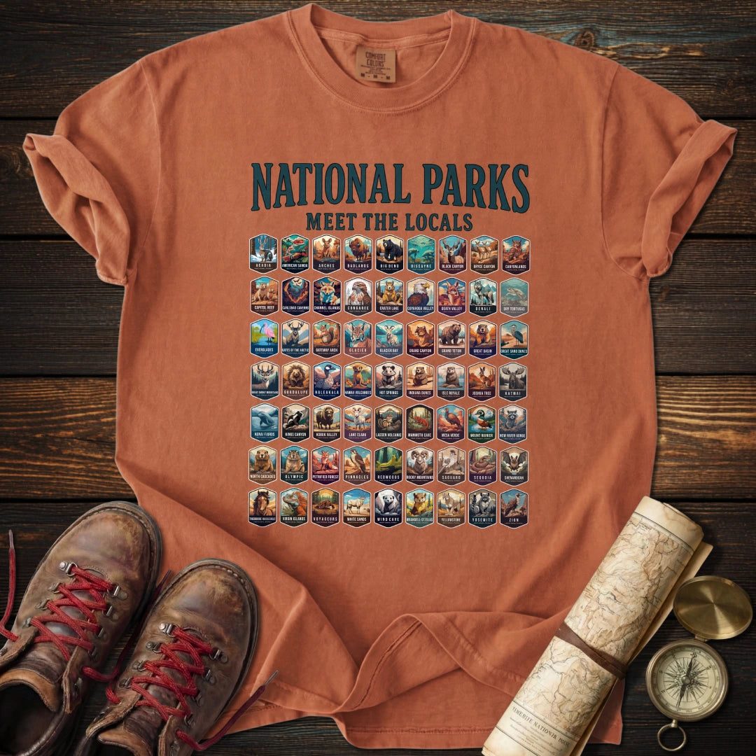 63 National Parks Wildlife T-Shirt