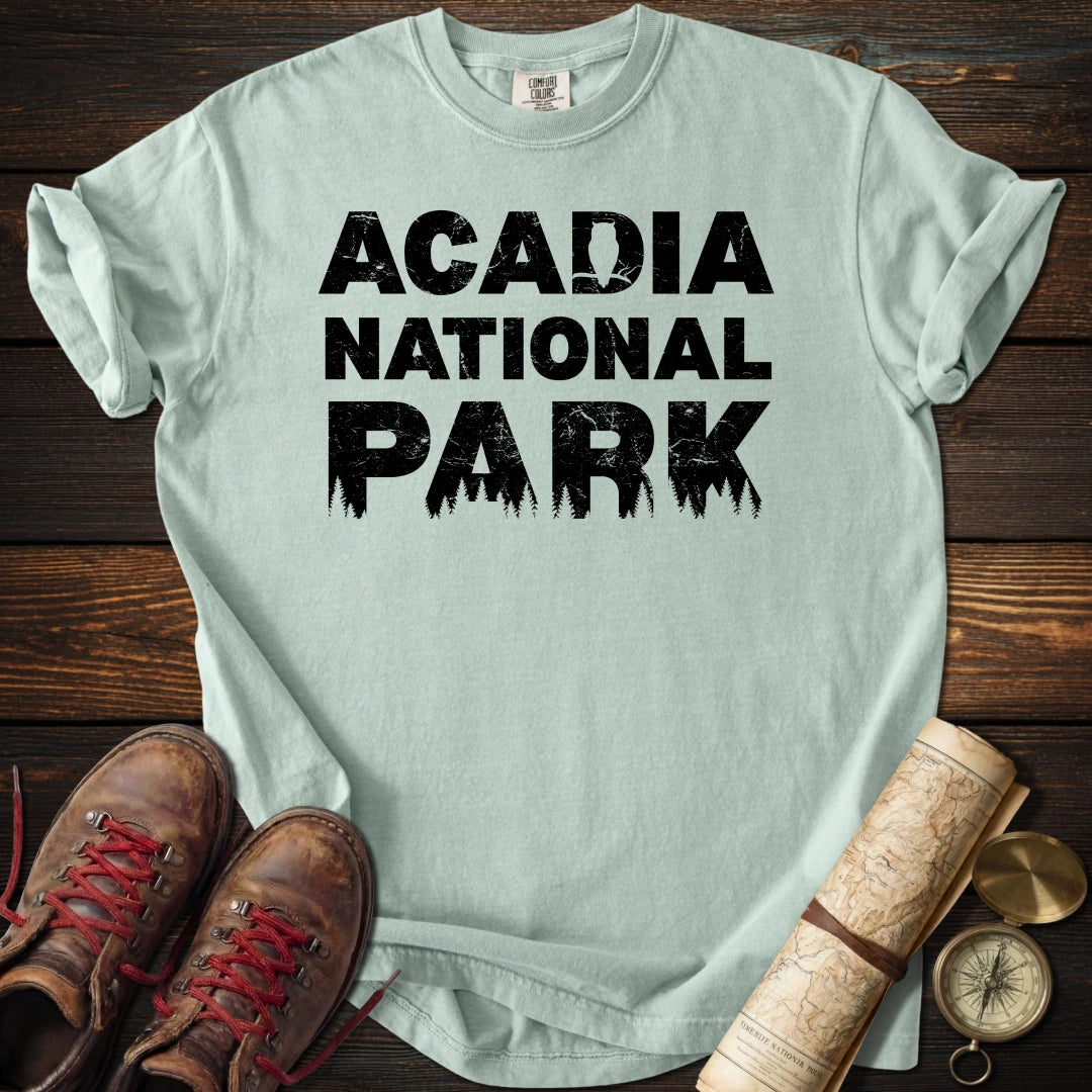 Acadia Park Wildlife Silhouette T-Shirt