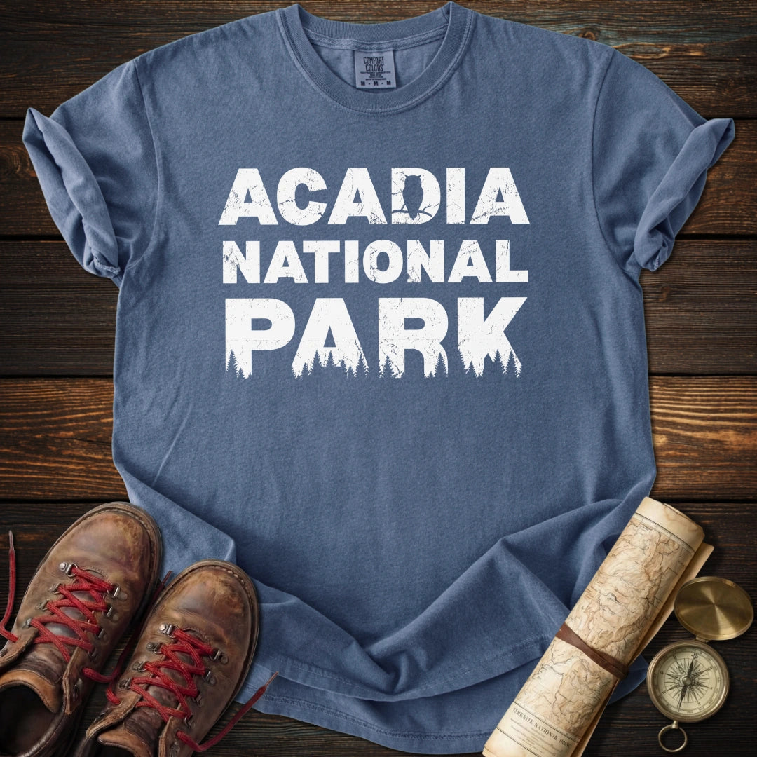 Acadia Park Wildlife Silhouette T-Shirt