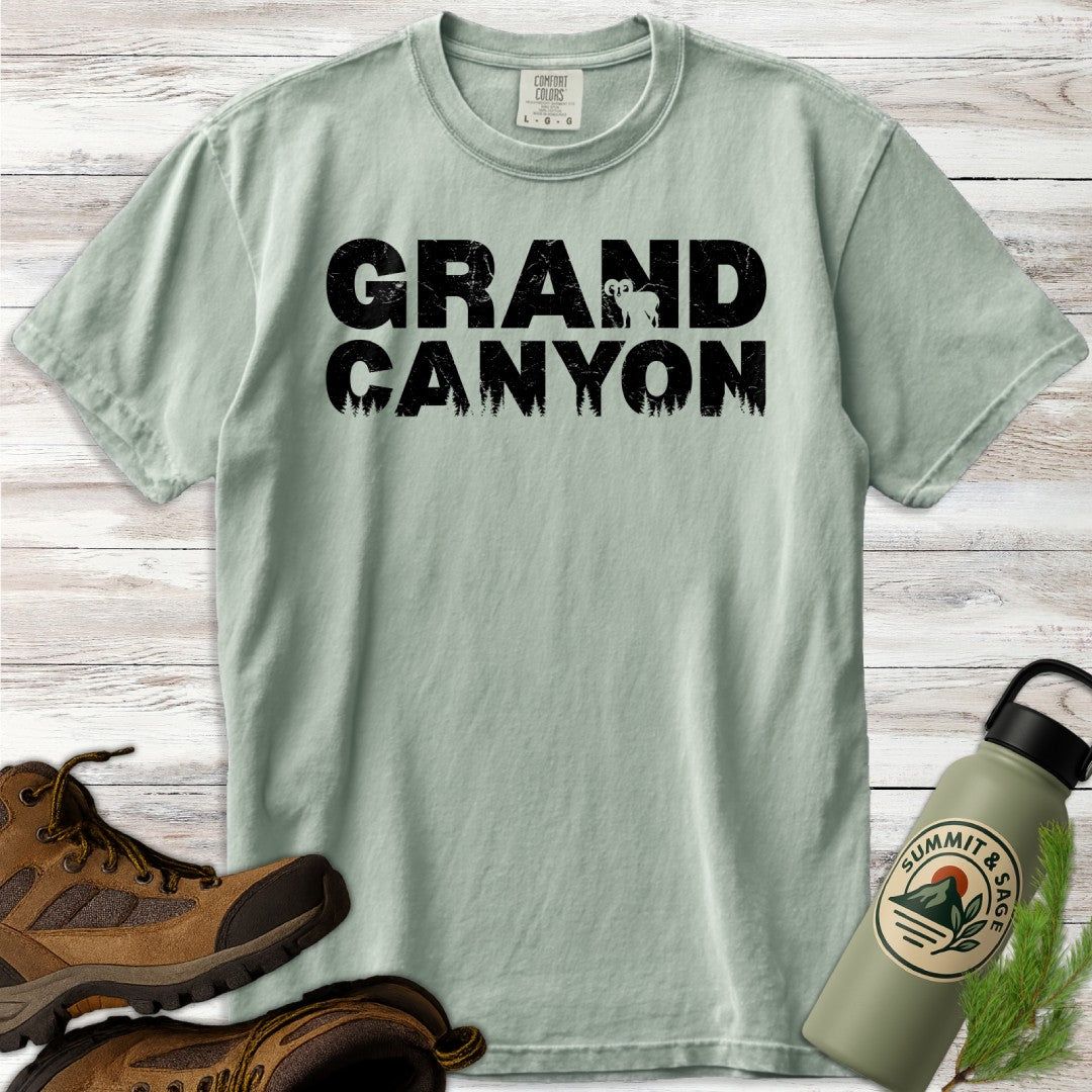 Grand Canyon Wildlife Silhouette T-Shirt