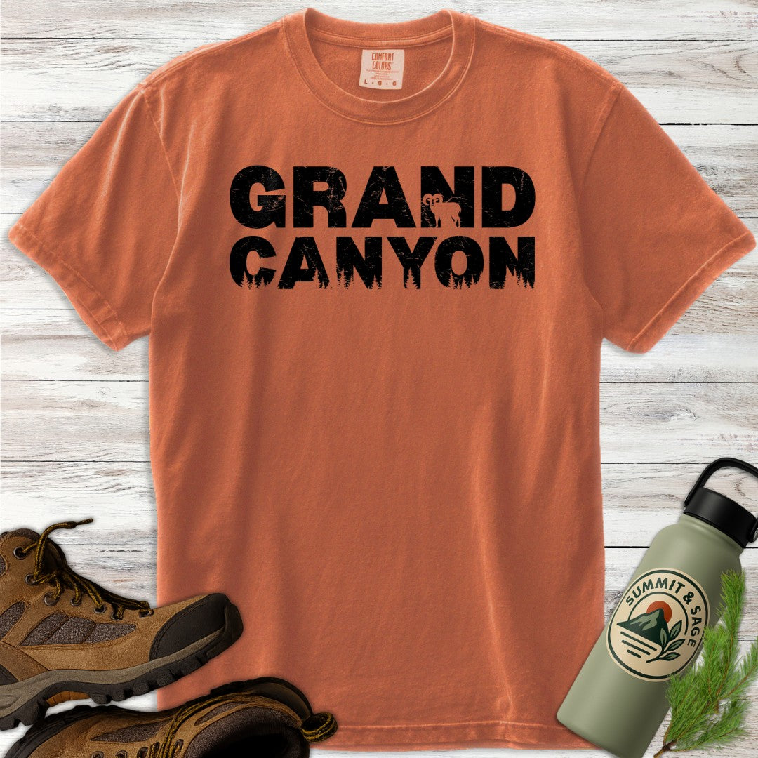 Grand Canyon Wildlife Silhouette T-Shirt