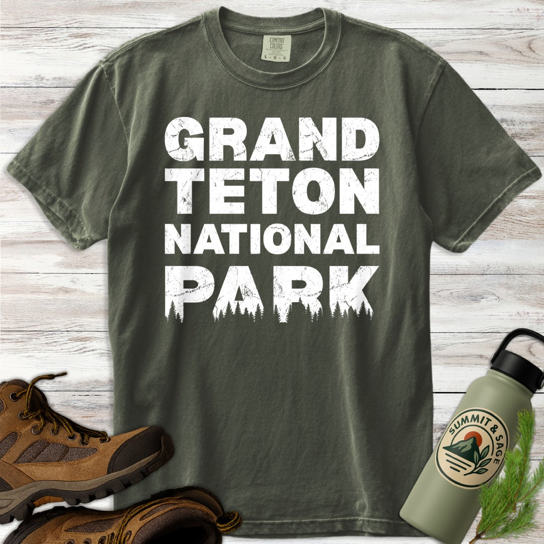 Bold Grand Teton Wilderness T-Shirt