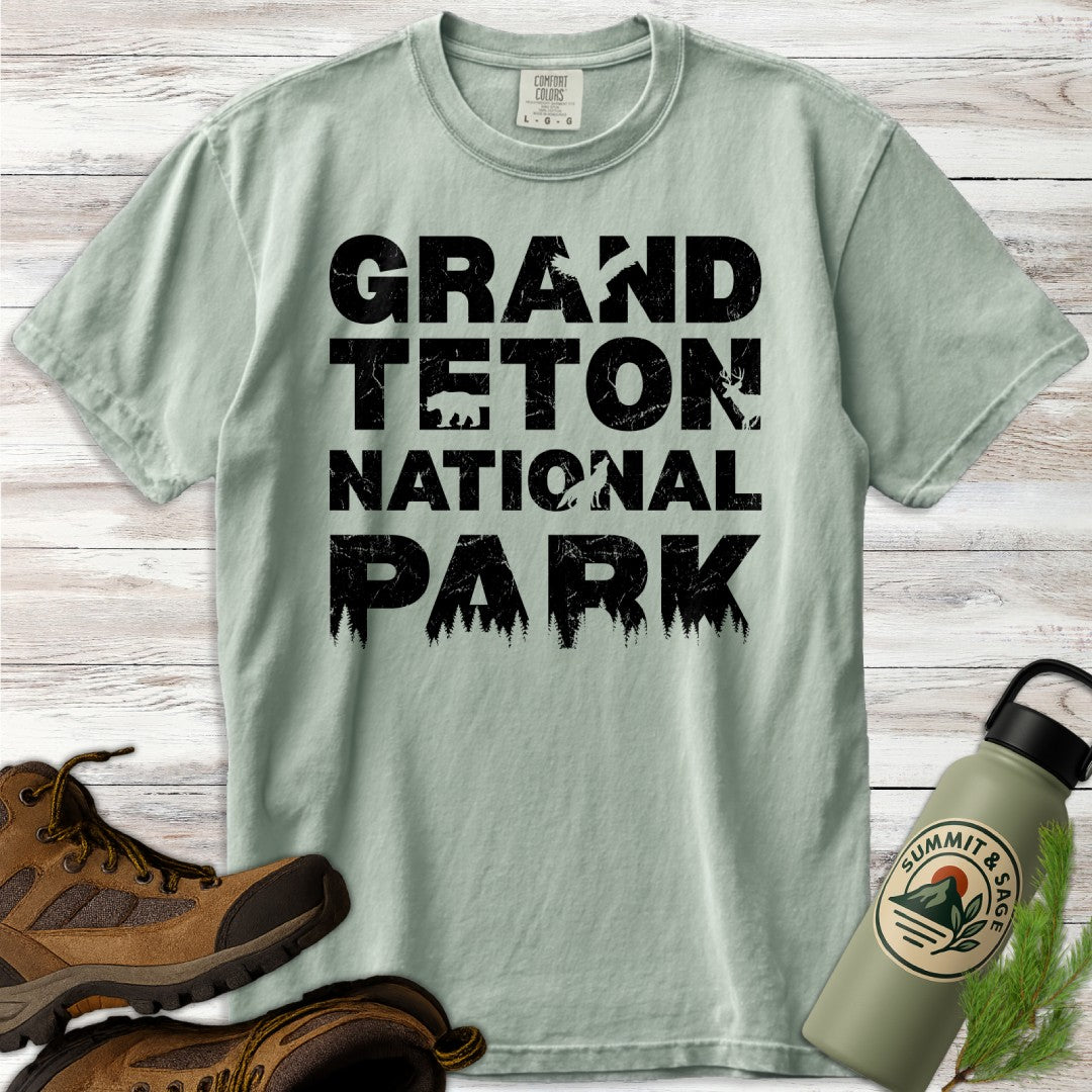 Grand Teton Wildlife Wilderness T-Shirt
