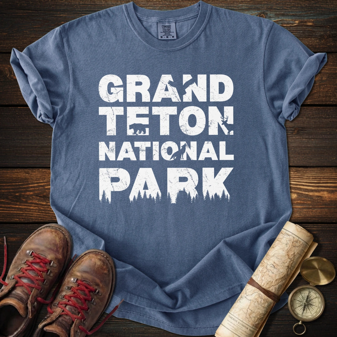 Grand Teton Wildlife Wilderness T-Shirt