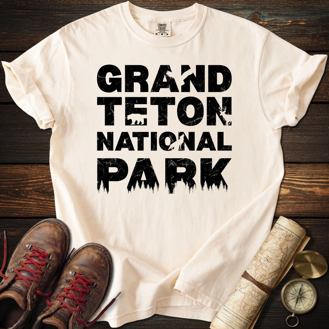 Grand Teton Wildlife Wilderness T-Shirt