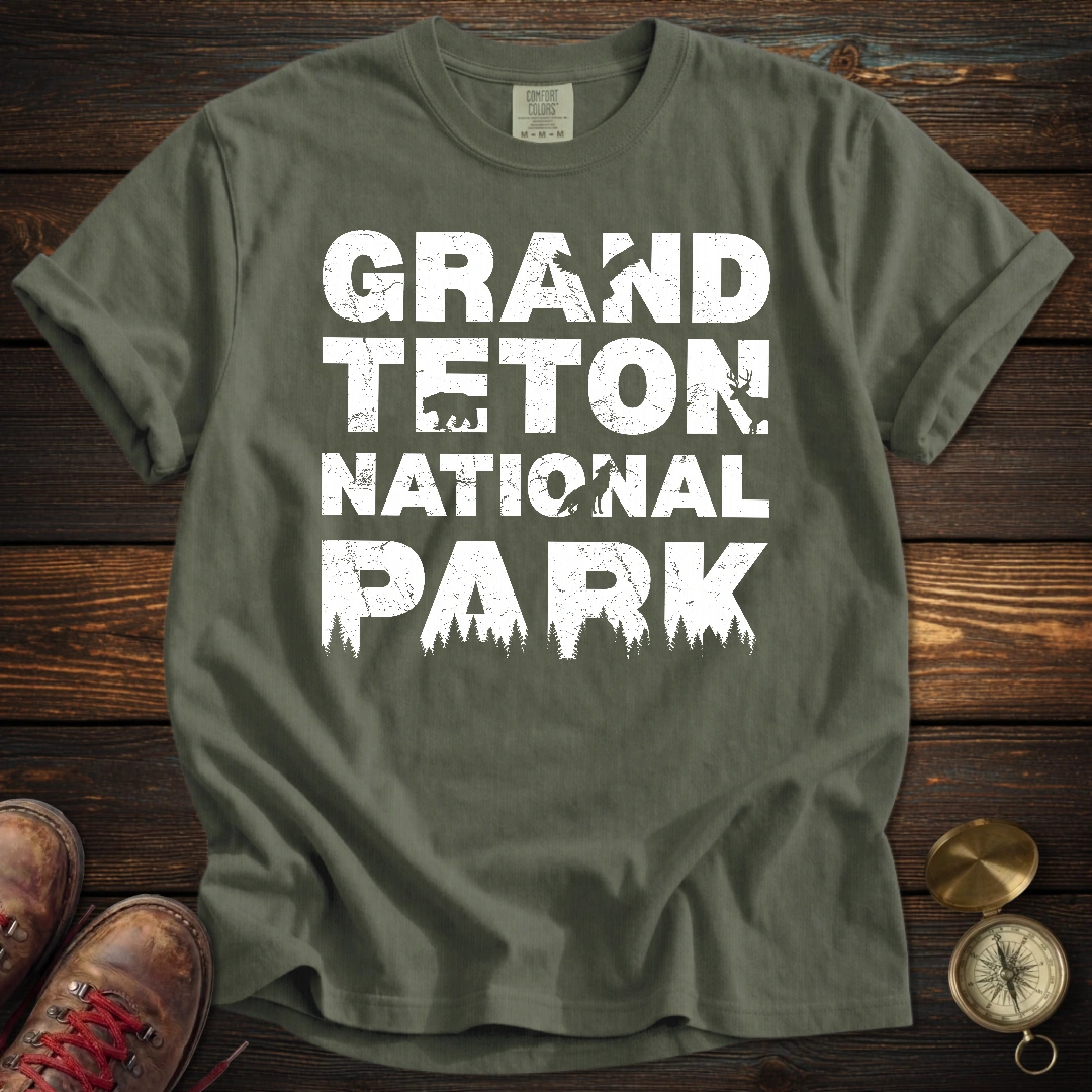 Grand Teton Wildlife Wilderness T-Shirt