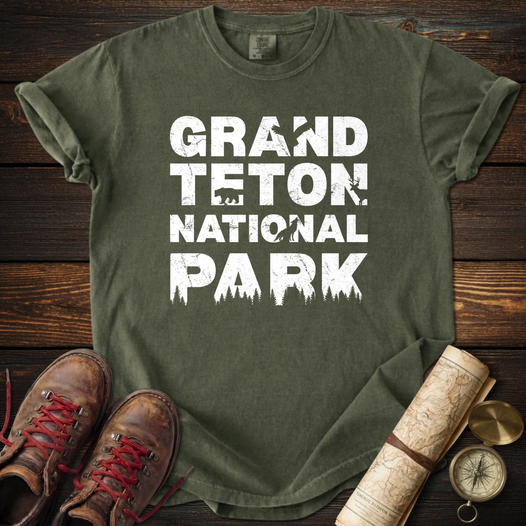 Grand Teton Wildlife Wilderness T-Shirt