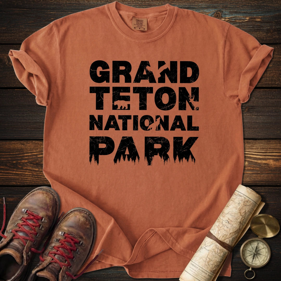 Grand Teton Wildlife Wilderness T-Shirt