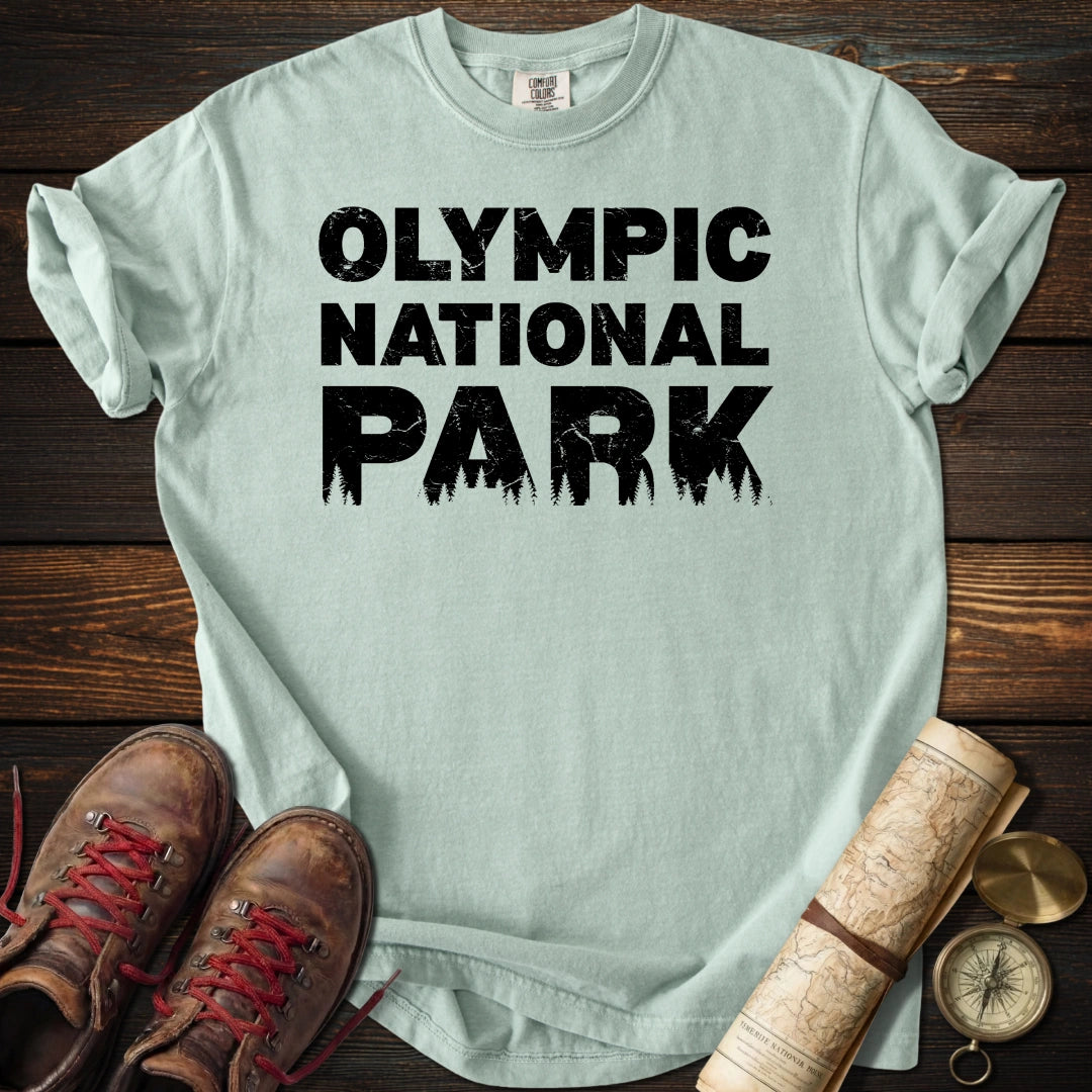Olympic National Park Distressed T-Shirt