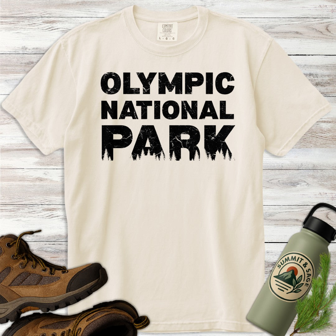 Olympic National Park Distressed T-Shirt