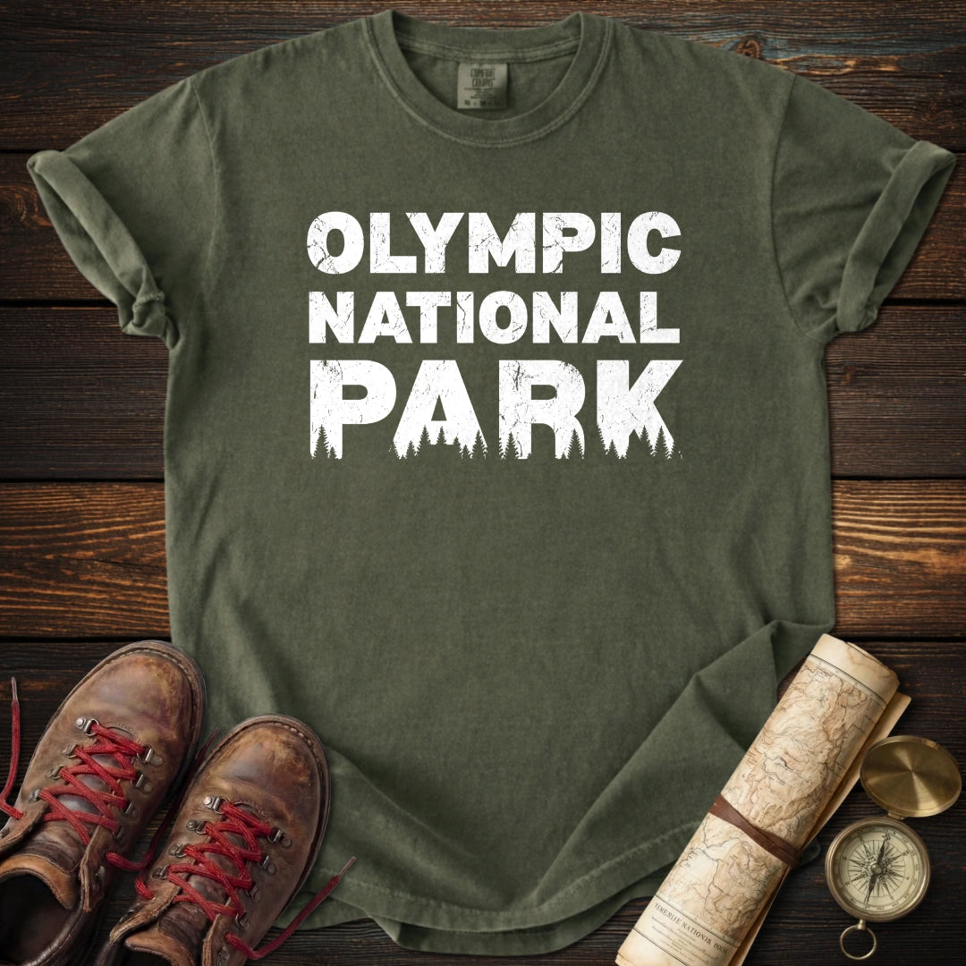 Olympic National Park Distressed T-Shirt