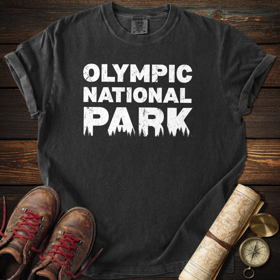 Olympic National Park Distressed T-Shirt