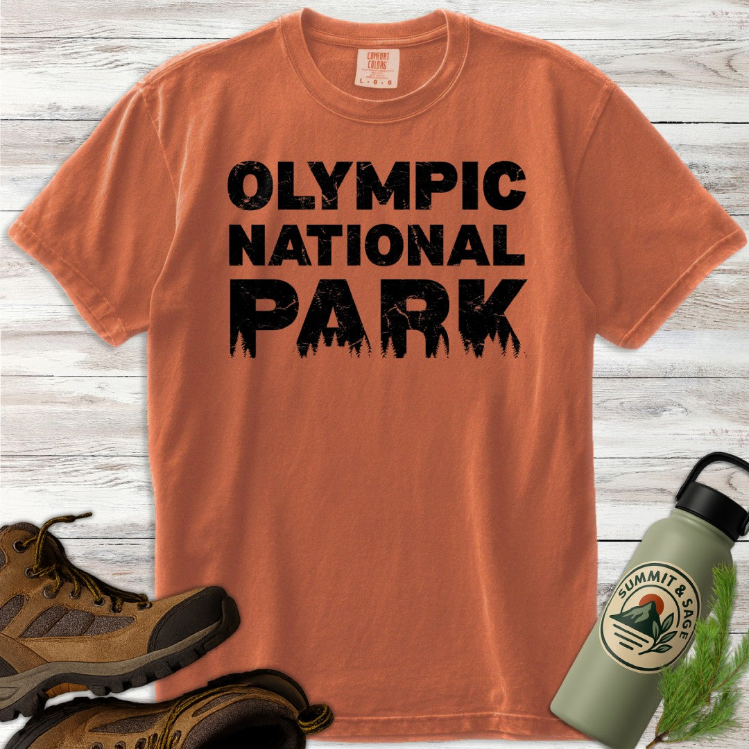 Olympic National Park Distressed T-Shirt