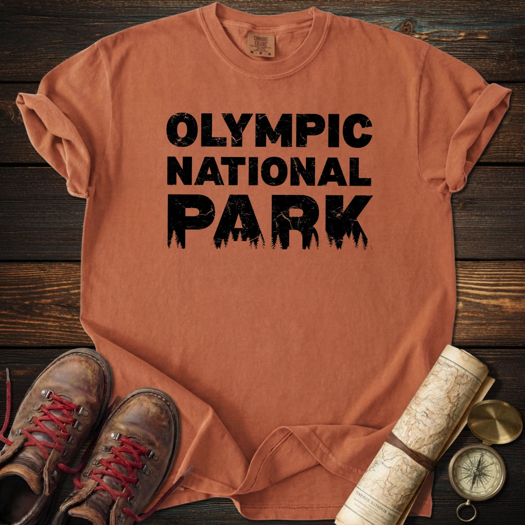 Olympic National Park Distressed T-Shirt