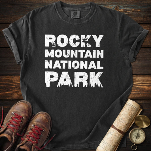 Rocky Mountain Distressed Wildlife T-Shirt