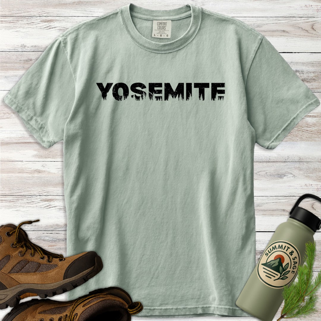 Yosemite Forest Silhouette T-Shirt