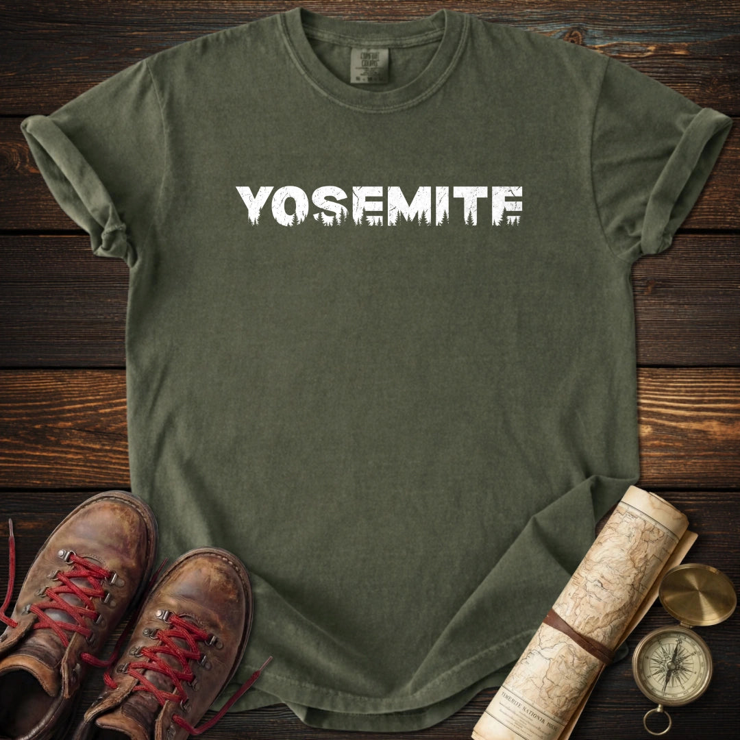 Yosemite Forest Silhouette T-Shirt
